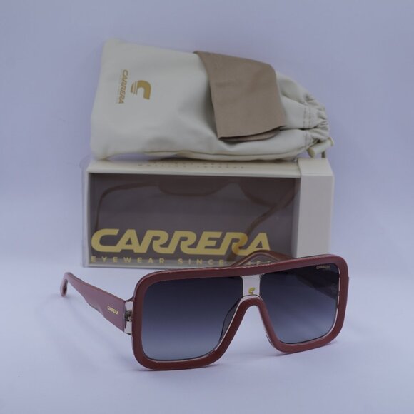 Carrera FLAGLAB 14 03R7 9O Shield Sunglasses - Pink Beige/Grey - Picture 1 of 12